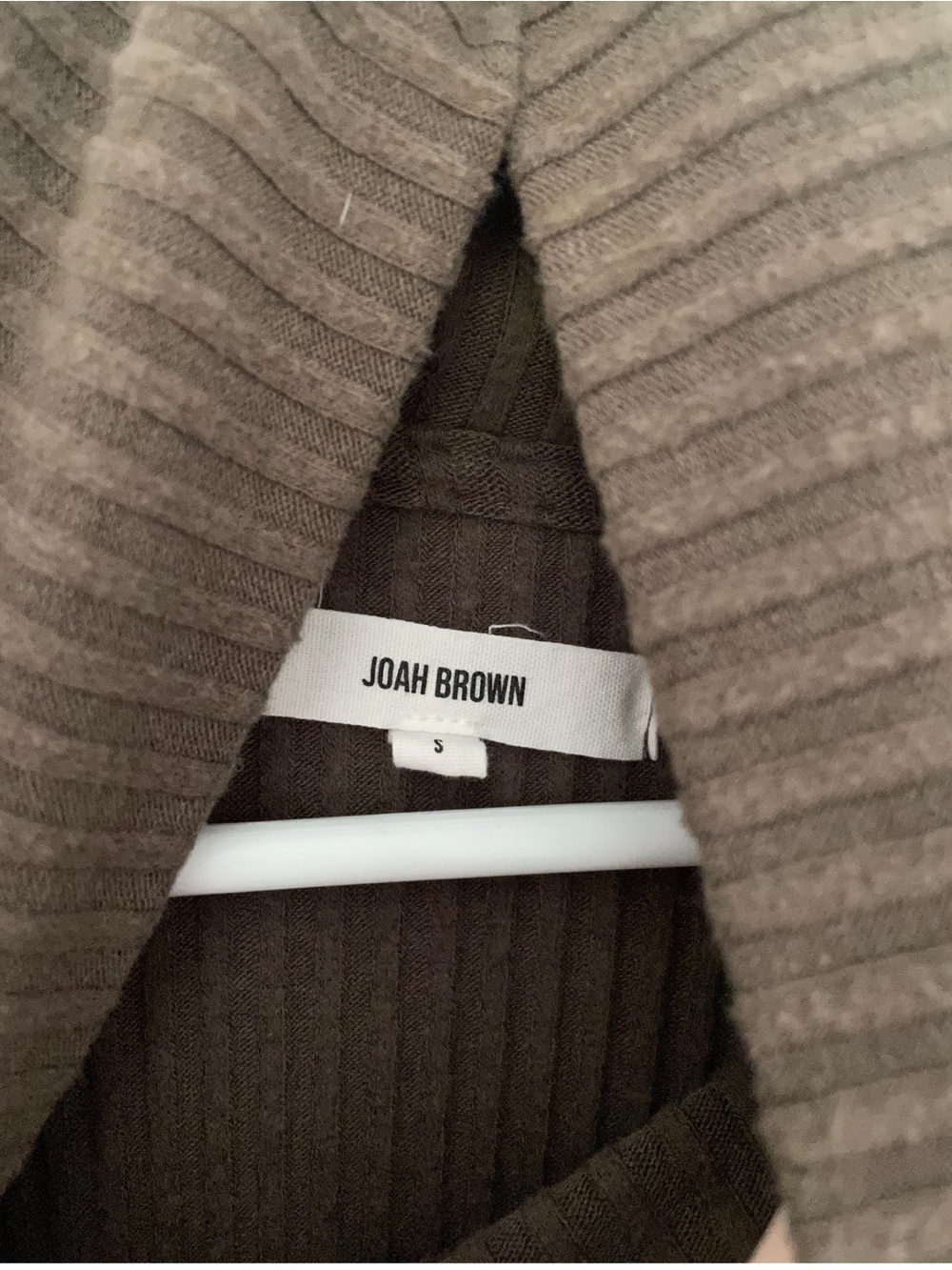 S - joah Brown - turtleneck tunic - Picture 2 of 2